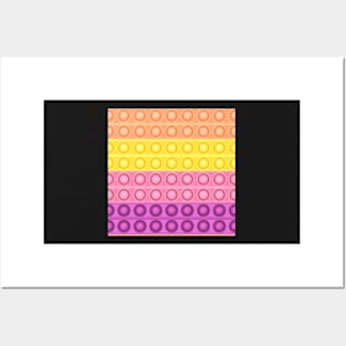 Popping Dots Stripes Posters and Art